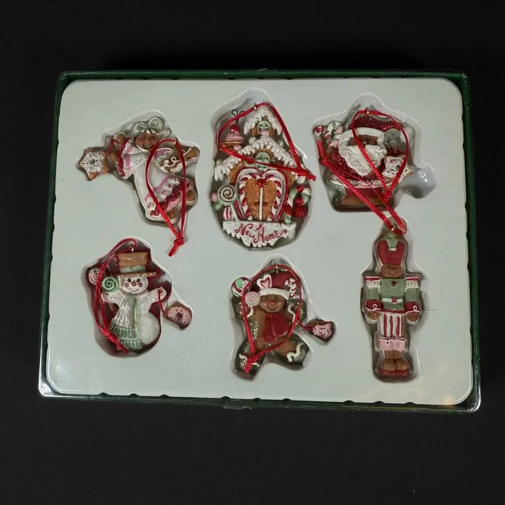 Kurt Adler Lighthouse Christmas Ornaments Set of 6 Christmas Tree Decorations